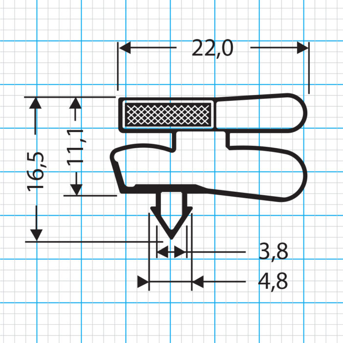 Steckdichtung Profil 511-S